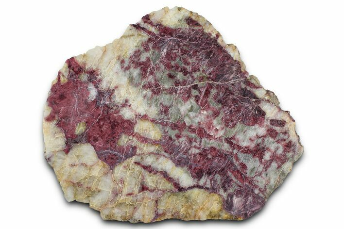 Polished Pink Dumortierite with Quartz Slab - Nevada #371048
